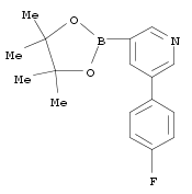 Pyridine, 3-(4-fluorophenyl)-5-(4,4,5,5-tetramethyl-1,3,2-dioxaborolan-2-yl)-